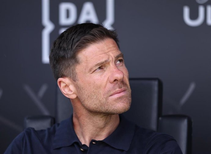 Xabi Alonso durante un partido con el Real Madrid en el Mundial de Clubes