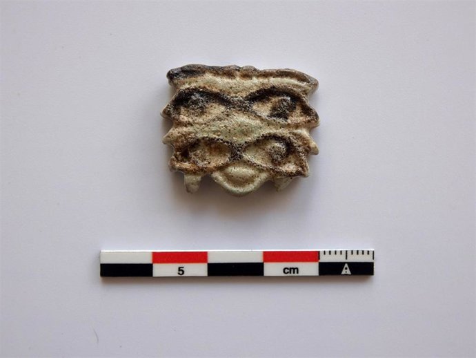 Archivo - Pieza hallada por los investigadores en en Tell el-Ghaba