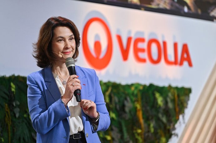 La CEO de la multinacional francesa Veolia, Estelle Brachlianoff