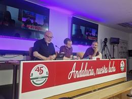 Seminario sobre economía de la Confederación Europea de Sindicatos en la sede de UGT Andalucía.