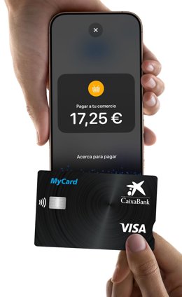 Pago con la aplicación 'Tap to Pay' de CaixaBank.
