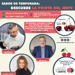La D.O.P Cereza del Jerte presenta en Madrid las claves para diferenciar picota y cereza