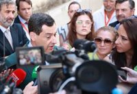 Moreno critica la "sobreactuación" de Sánchez con el gasto militar: "Firma un acuerdo y dice que no lo va a cumplir"