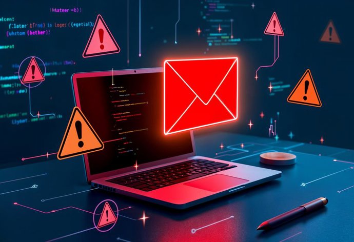 E-mails maliciosos.