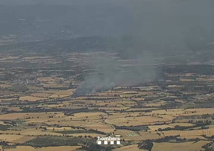 Incendio en Isona i Conca Dellà (Lleida)