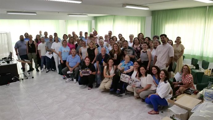 Acto de clausura de los Programas de Empleo y Formación celebrado en la Residencia Asistida de Almería.