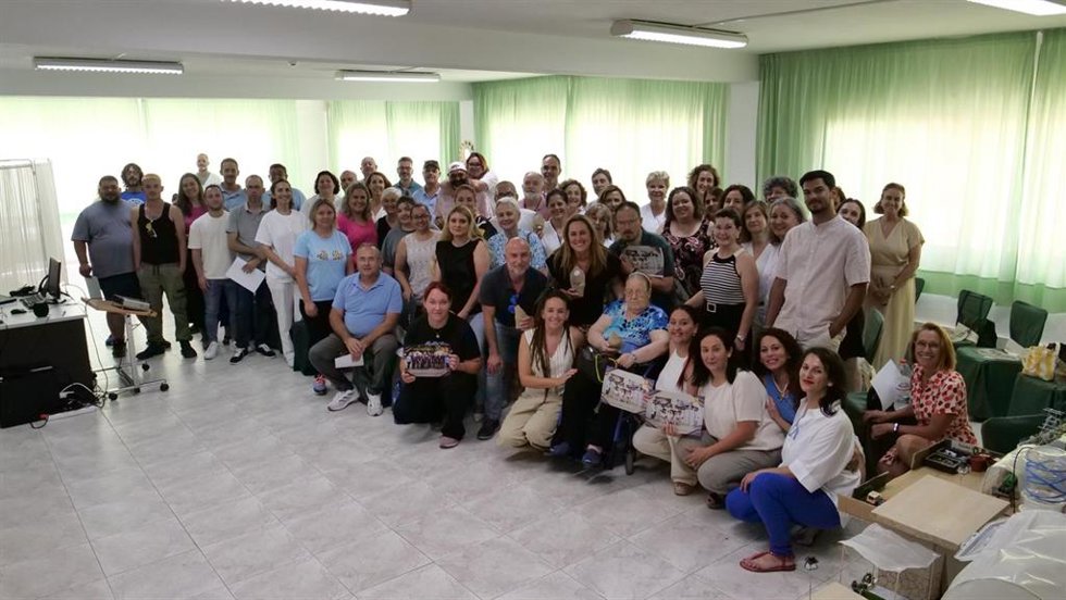 Acto de clausura de los Programas de Empleo y Formación celebrado en la Residencia Asistida de Almería.