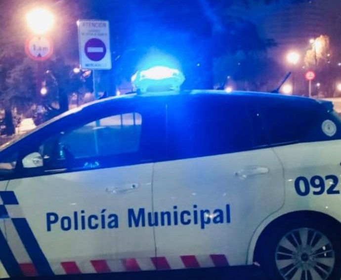 Vehículo de la Policía Municipal de Valladolid.