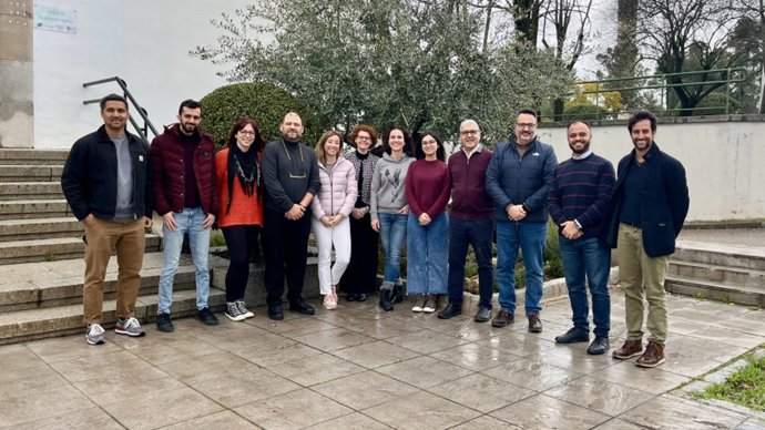El equipo del proyecto en la Universidad de Córdoba.