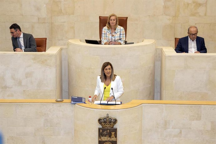La presidenta de Cantabria, María José Sáenz de Buruaga, interviene en el Debate de Orientación Política 2025