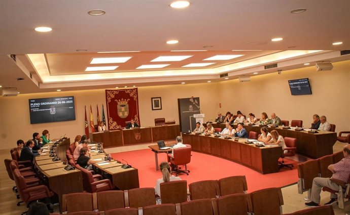 Pleno en el Ayuntamiento de Albacete.