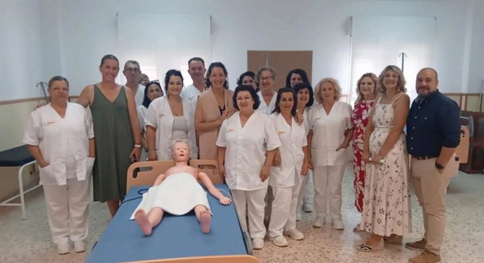 Grupo de alumnado de atención sociosanitaria