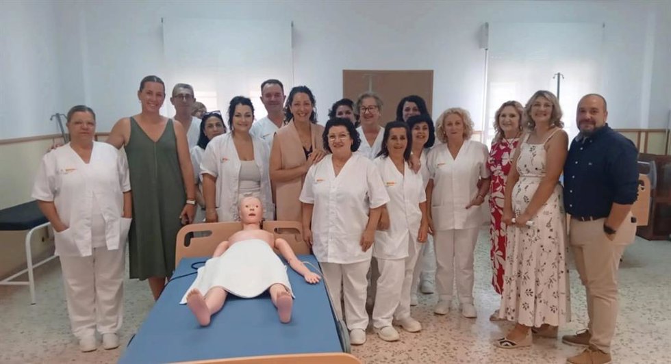 Grupo de alumnado de atención sociosanitaria