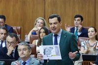 Moreno señala al PSOE-A el "rechazo que genera" Montero y le avisa que tiene "un problema" si ni González le votaría hoy