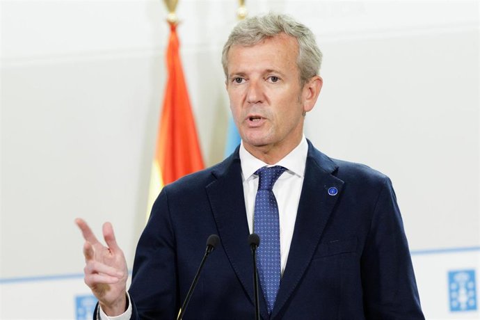 El presidente de la Xunta, Alfonso Rueda