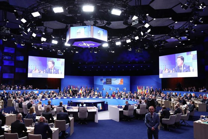 Celebración de la Cumbre de la OTAN en La Haya.