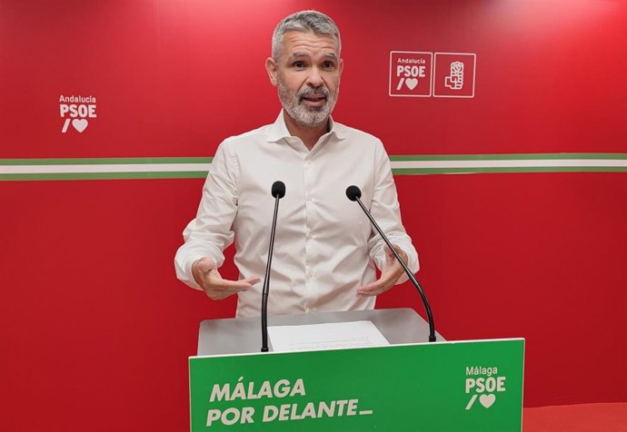 El secretario de Organización del PSOE de Málaga, José Bernal, en una imagen de archivo