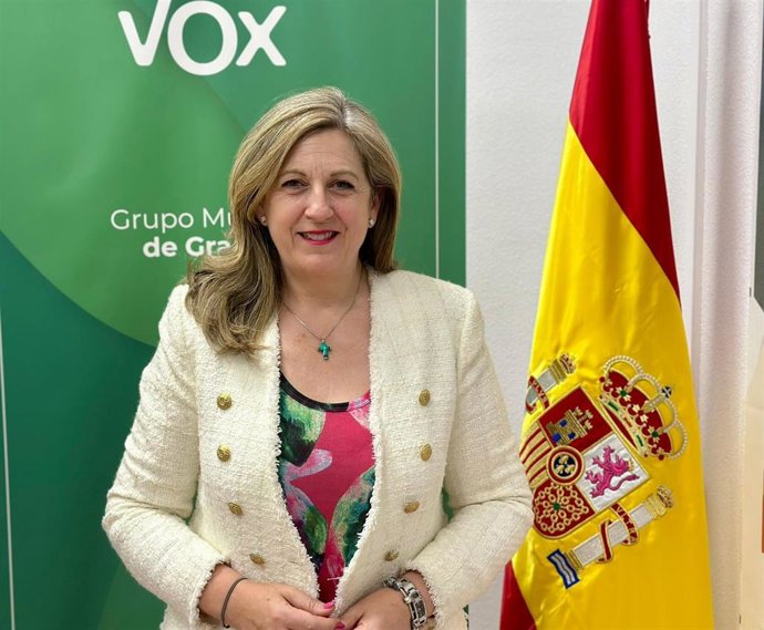 La portavoz de Vox en el Ayuntamiento de Granada, Beatriz Sánchez Agustino