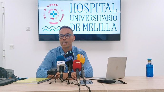 Imagem do diretor administrativo da Área de Saúde de Melilla, Alberto Romero.
