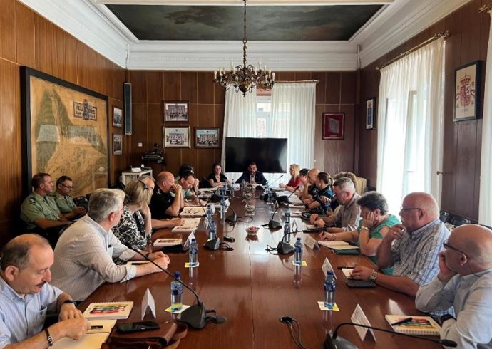 Reunión comisión seguridad Mieres.