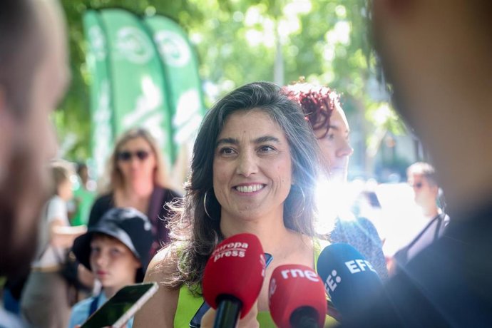 Archivo - La portavoz de Más Madrid en la Asamblea, Manuela Bergerot.