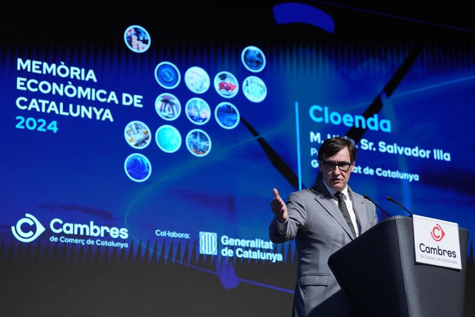 El presidente de la Generalitat, Salvador Illa.