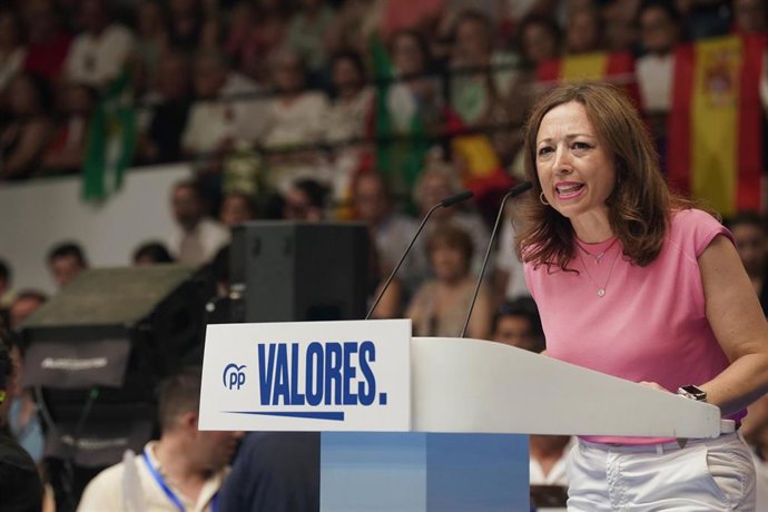La presidenta del PP de Málaga, Patricia Navarro.