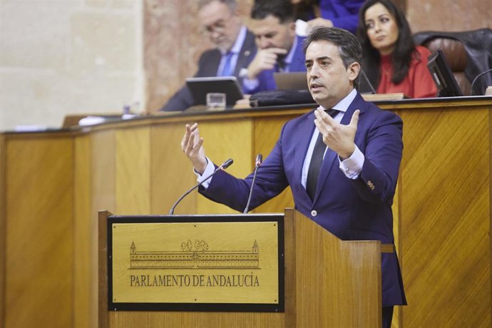 Archivo - El diputado del Grupo Parlamentario Popular Antonio Saldaña (Fotografía de archivo)