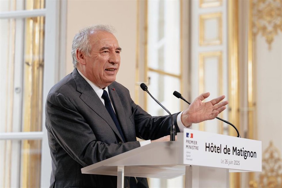 Franois Bayrou, primer ministro francés.