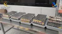 Intervenida una maleta con cerca de 1.000 cajetillas de tabaco en el aeropuerto de Palma