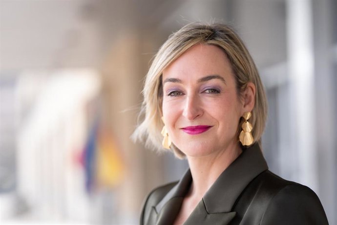 Archivo - La portavoz del Gobierno Vasco, María Ubarretxena