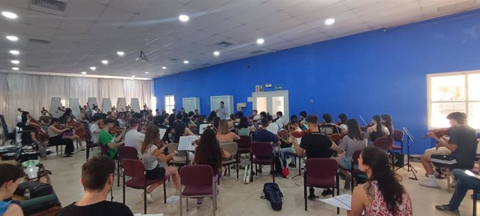 Archivo - El alumnado del Programa Andaluz de Jóvenes Intérpretes se da cita en Mollina para preparar la gira de verano