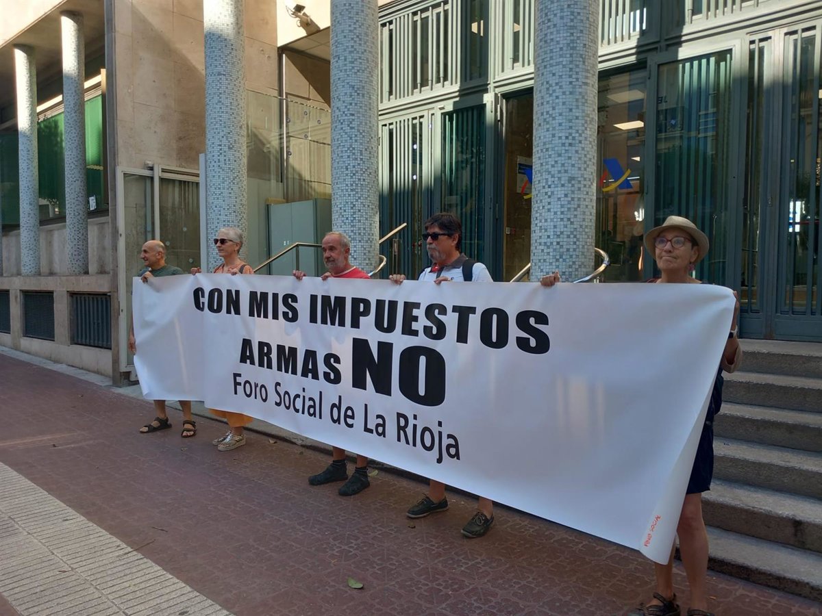 El Foro Social de La Rioja muestra su rechazo al rearme y pide que se nos aclare  qué intereses ocultos hay detrás 
