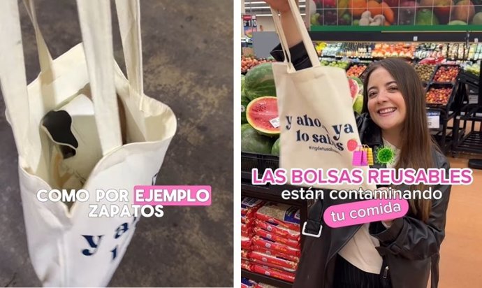 Mariana Zapién, engenheira de alimentos: "As sacolas reutilizáveis estão contaminando seus alimentos".