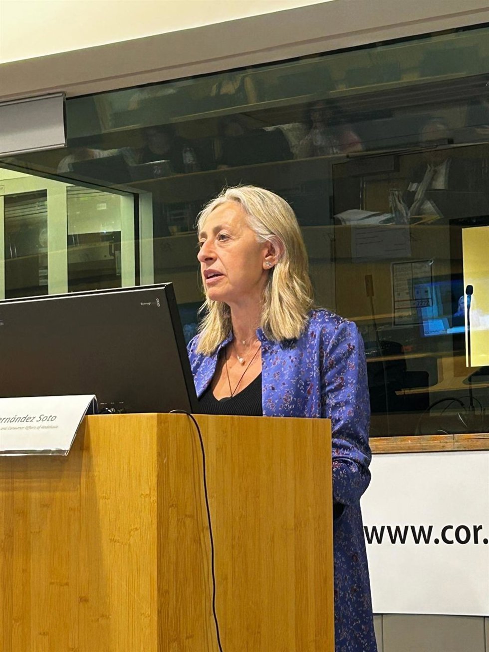 La consejera de Salud y Consumo, Rocío Hernández, ha participado en el 'Circe-JA Policy Dialogue' en el Comité Europeo de las Regiones en Bruselas.