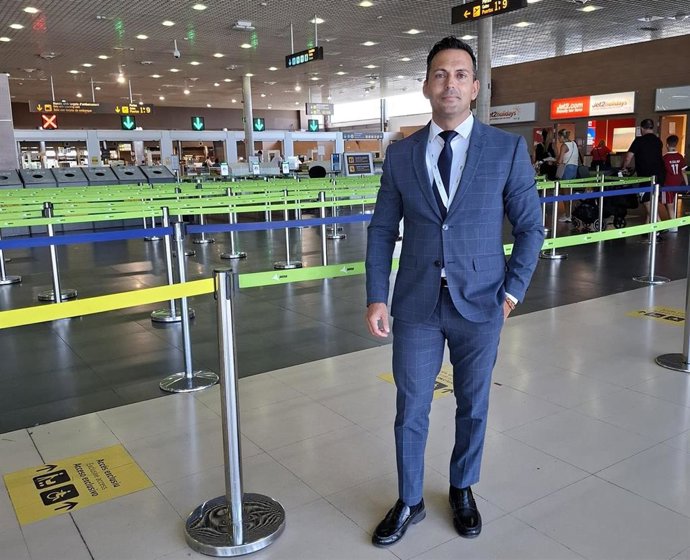 El director del Aeropuerto de Reus (Tarragona), Juan Crespo.