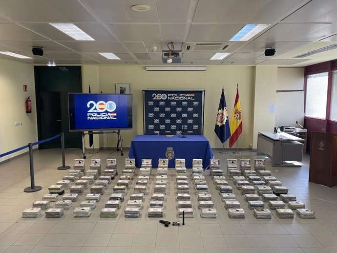 Paquetes con cocaína