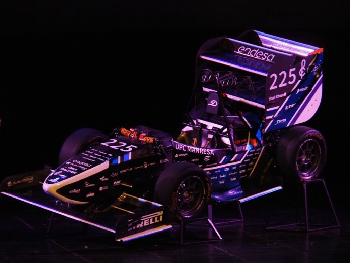 Monoplaza eléctrico del equipo Dynamics de la UPC Manresa