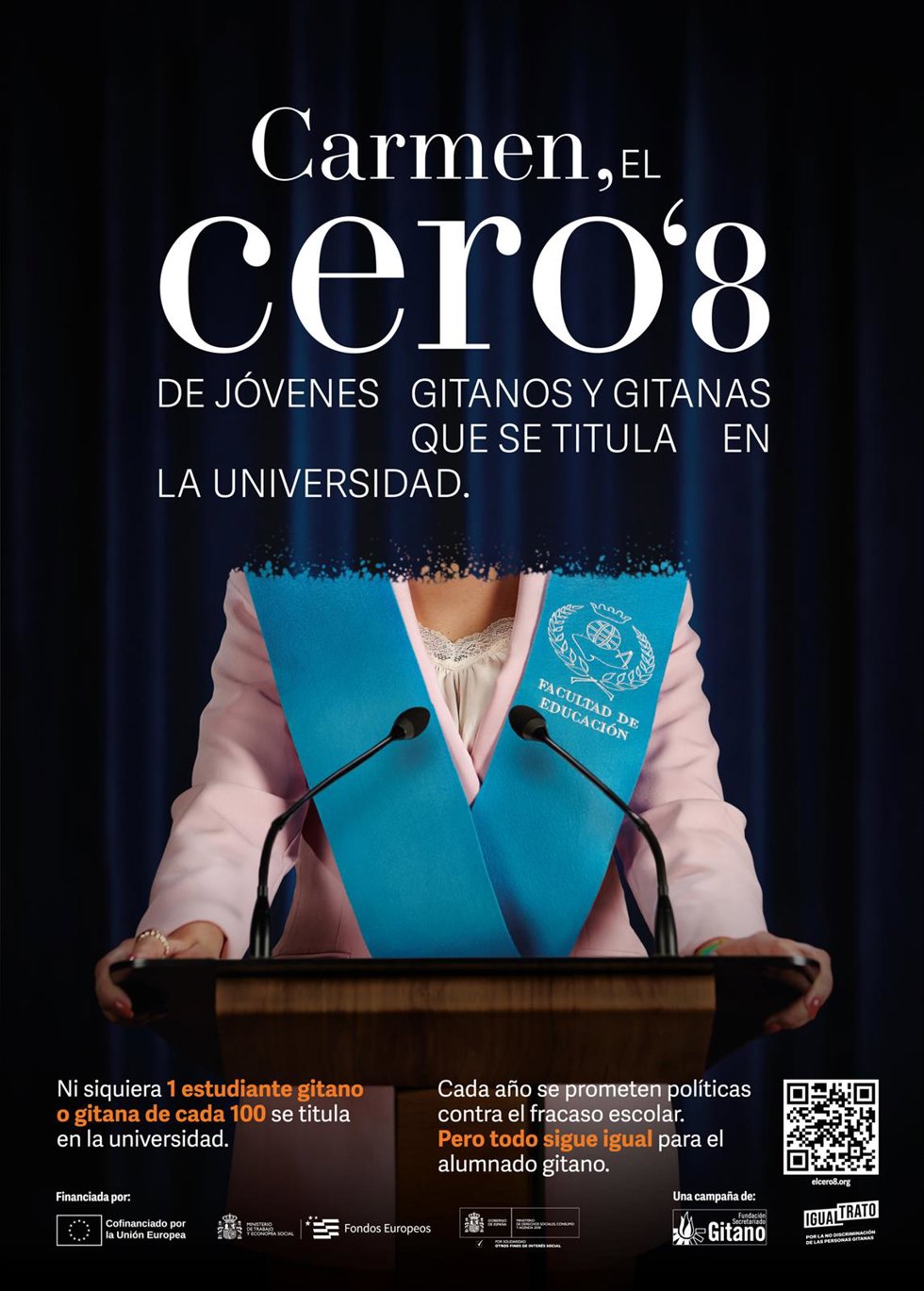 El 'CERÓ8', la campaña de Fundación Secretariado Gitano para denunciar que menos del 1% de estudiantes gitanos se titula en la universidad