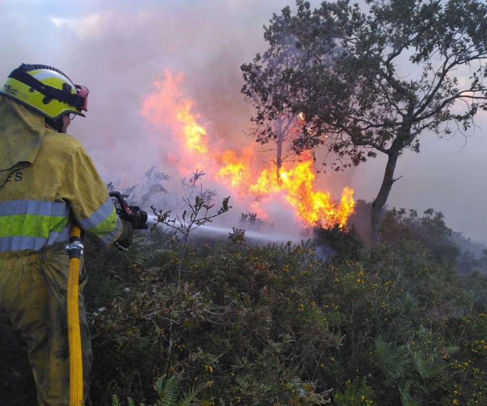 Cantabria prohíbe y suspende actividades en el monte cuando haya riesgo de incendios forestales