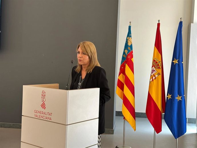 La vicepresidenta primera y consellera de Servicios Sociales, Igualdad y Vivienda, Susana Camarero