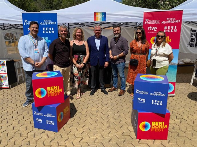 Turisme CV promociona la Comunitat Valenciana i el Benidorm Fest en la celebració de l'Orgull de Sevilla