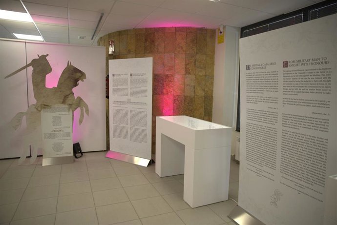 Imagen de la exposición 'Don Suero de Quiñones: más allá de la leyenda' en Villadangos del Páramo (León).