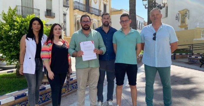 Concejales del PSOE de La Palma del Condado (Huelva).
