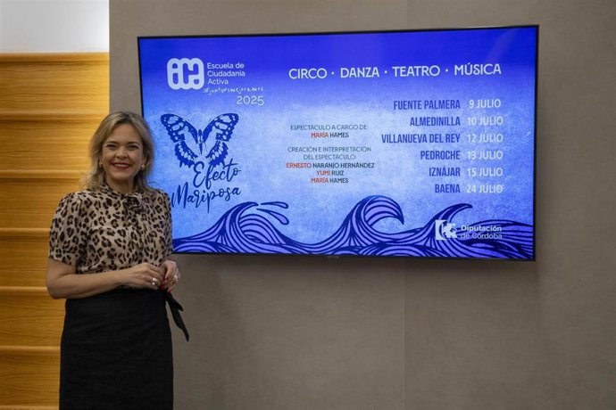 Auxiliadora Moreno, en la presentación de 'Efecto Mariposa'.