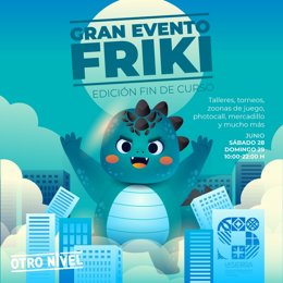 Cartel del centro comercial La Sierra de Córdoba sobre el original evento 'friki' del próximo sábado y el domingo, 28 y 29 de junio.