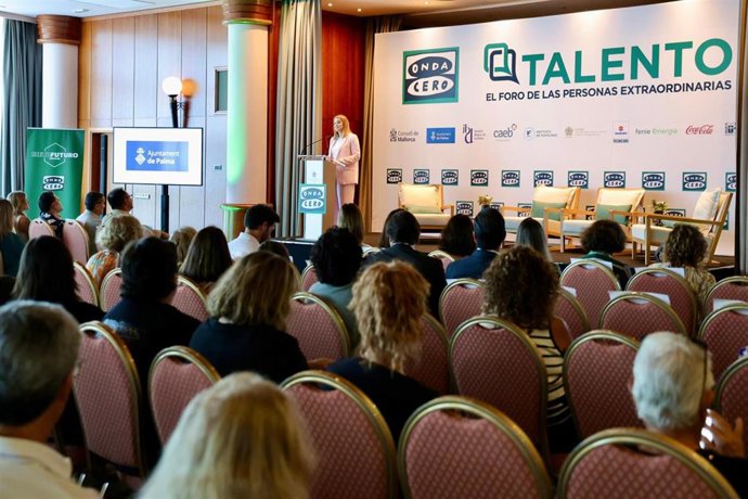La presidenta del Govern, Marga Prohens, interviene en el Foro Talento Onda Cero 2025.