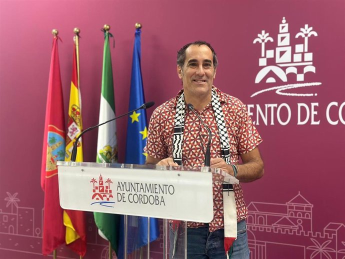 El portavoz del grupo Hacemos Córdoba en el Ayuntamiento de la capital, Juan Hidalgo.