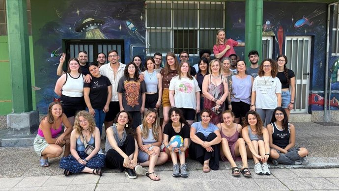 Jóvenes europeos en Langreo.