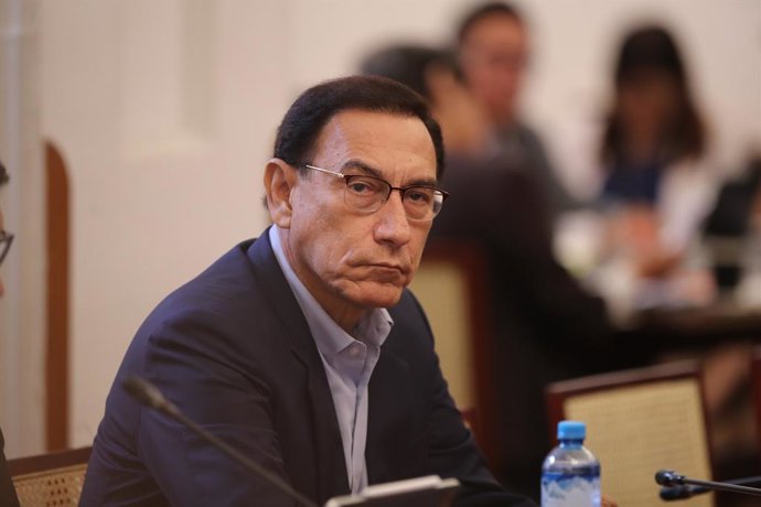 Archivo - Arquivo - 7 de janeiro de 2025, Lima, PERU: LIMA 7 DE ENERO DEL 2025.EL EX PRESIDENTE MARTIN VIZCARRA Y LA EX MINISTRA DE JUSTICIA ANA REVILLA SE PRESENTAN EN LA SAC SUBCOMISION DE ACUSACIONES CONSTITUCIONALES